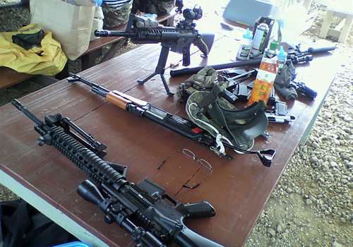 M16A4、VSR10、MP7